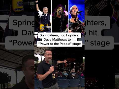 Springsteen, Foo Fighters, Dave Matthews to hit 
