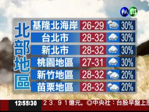2012.06.05 華視午間氣象 謝安安主播