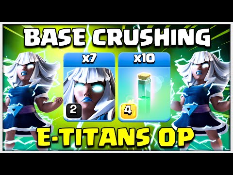 Best Th14 Attack Strategy | Th14 Electro Titan Smash Attack Strategy | Electro Titan
