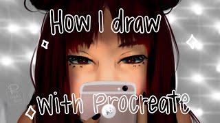 How I draw - Drawing Process - Speedpaint - Procreate