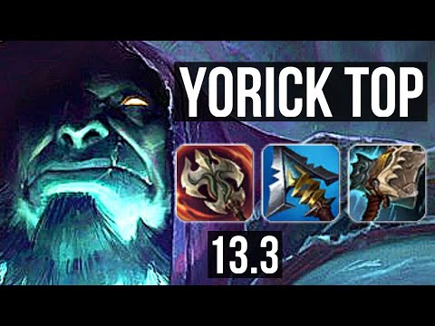 YORICK vs JARVAN IV (TOP) | 6/0/3, 600+ games, Dominating | EUW Diamond | 13.3