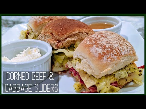 Corned Beef and Cabbage Sliders | Crockpot Corned Beef...