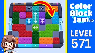 Solution du Niveau 571 de Color Block Jam