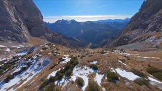 Long range fpv drone flight in the Austrian Alps