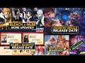 UPCOMING MAJOR EVENTS Release Dates BLEACH X MLBB NARUTO X MLBB KOF KOF97 EXORCIST