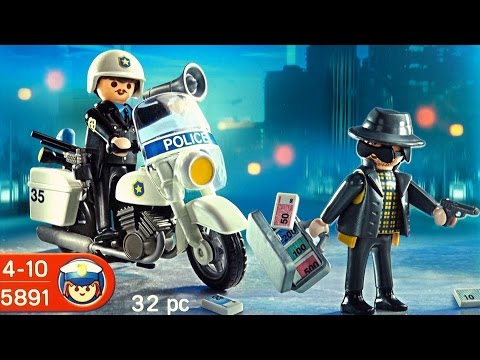 Playmobil Police Polizei  (5891) unboxing City Action Policeman and thief toy