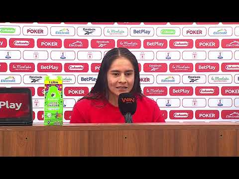 Rueda de prensa de América Femenino tras su partido con Santa Fe