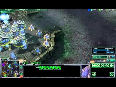 SC2: 4v4 overcomeevil(T) with random players