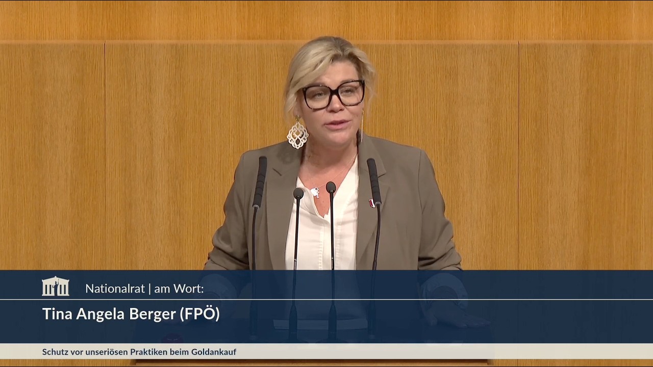 Tina Angela Berger - Schutz vor unseriösen Praktiken beim Goldankauf - 14.10.2026