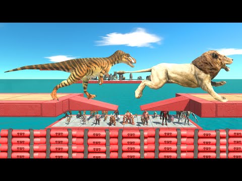 Jump units over dynamite - Animal Revolt Battle Simulator