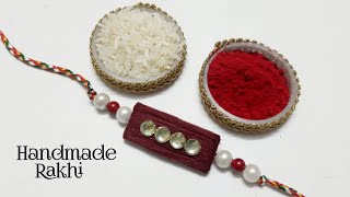 Very Easy And Beautiful Rakhi With Thread | Rakhi Making Ideas 2021 | Handmade Rakhi Making At Home
