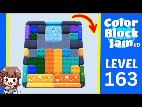 Color Block Jam Level 163 Solution Walkthrough
