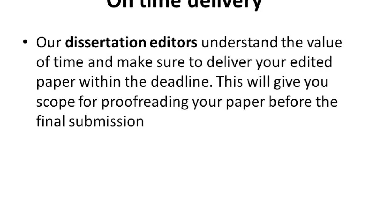 You Can Find The Best Dissertation Editors At MyAssignmenthelp