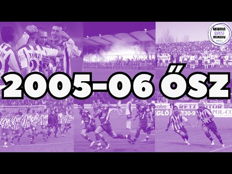Újpest 2005-06 ősz, gólok-szurkolás (az On-lila és az UVB92 videója)