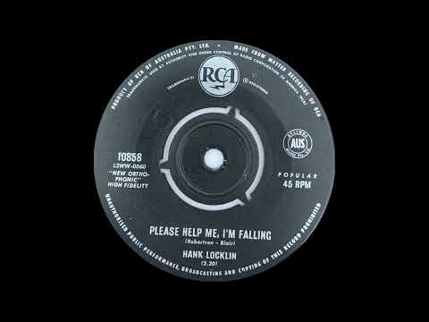 1960: Hank Locklin - Please Help Me, I'm Falling - mono 45
