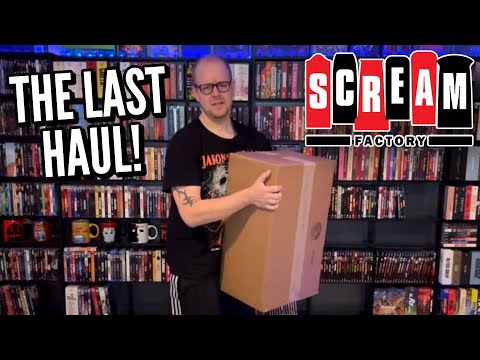 My LAST Ever 4K And BLURAY Haul From SCREAM Factory! 