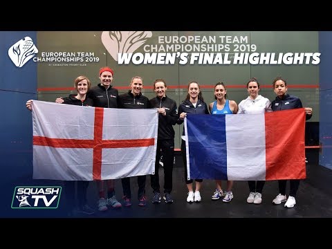 Squash: France v England - European Team Championships -  Women's Final Highlights