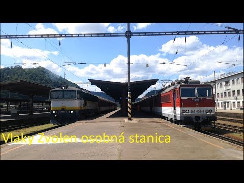 Vlaky Zvolen os.st. (15.7.2019)