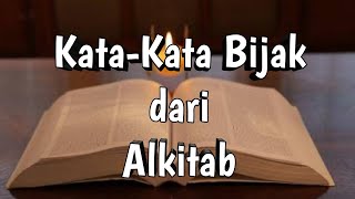 Download lagu Kumpulan kata-kata Bijak Kristen dari Alkitab mp3
