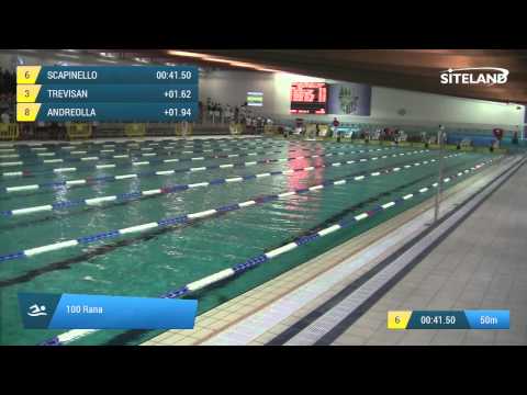 Serie 9 dei 100 Rana  Assoluti Maschi Master - Campionati Regionali Master 2015 VENETO e FRIULI VG