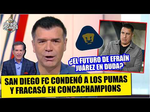PUMAS FRACASÓ: ELIMINADO de CONCACHAMPIONS. Efraín OCÚPATE DE HACER JUGAR al EQUIPO | Futbol Picante