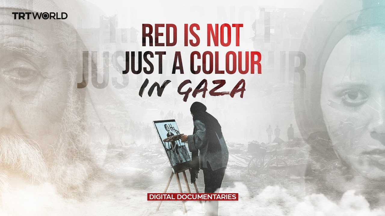 Red is not just a colour in Gaza
