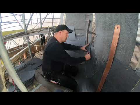 Schiefer Wangenkehle - St. Nicolai Kirche Alfeld - Schieferdecker Dresden und Leipzig Spezialisten