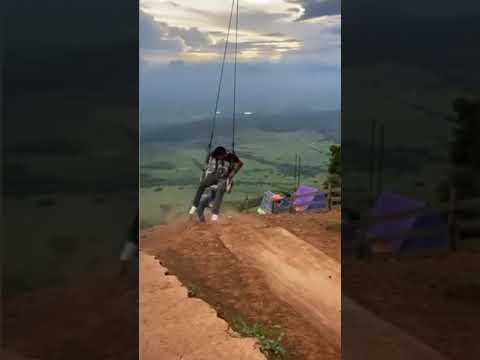 Allah almayınca almıyor!🧐 #uçurum #salıncak