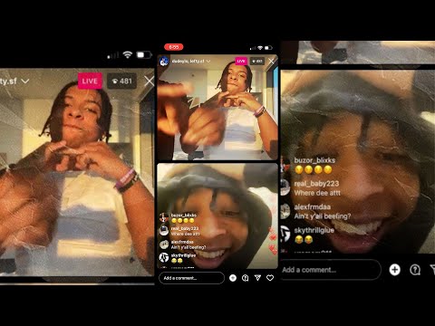 Dudeylo and Lefty Goon Go LIVE Together on IG 5/24/23