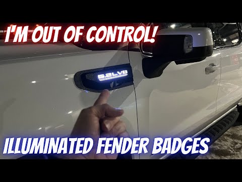The Best Glowing Fender Badges for Your Truck! Ikonic Badges Install & Review