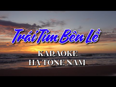 Trái Tim Bên Lề -  Karaoke Tone Nam (Hạ Tone) | Beat Chuẩn Bằng Kiều 2024 | Sam Karaokes