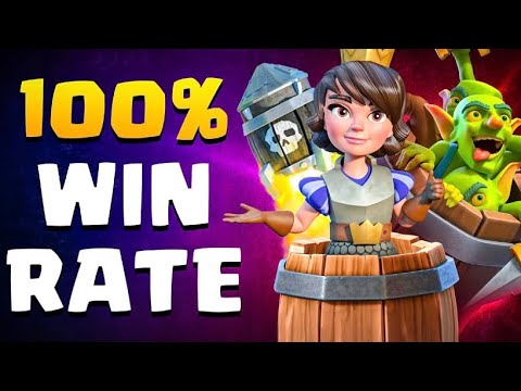 100 % WIN RATE - LOG BAIT DECK