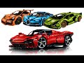 All LEGO Technic Supercars Scale 1 8 2016 2022 Compilation Collection Speed Build