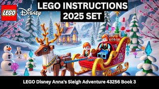 LEGO INSTRUCTIONS: Disney Frozen Anna's Sleigh Adventure (43256) Build Book 3