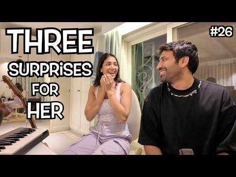 THREE SURPRISES FOR HER + VADA PAV! - DAY 26