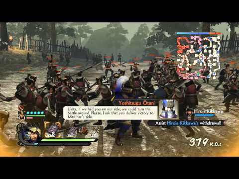 Samurai Warriors 4 - Legend of a Land United Ep 7(T) - Battle of Sekigahara (Eastern Army)