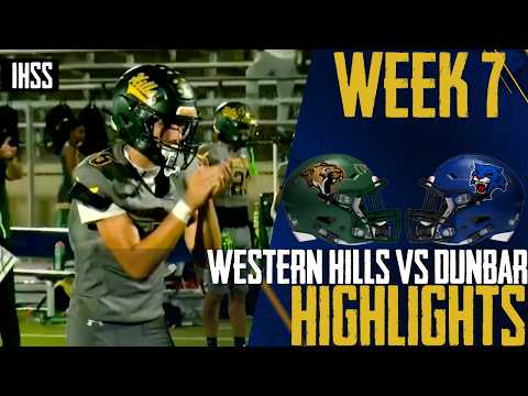 Western Hills Holds Off Dunbar 31-25 in Rare Wednesday Night Fort Worth Showdown