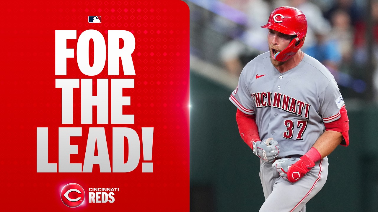 Tyler Stephenson BREAKS THE TIE in the 9th with a TWO-RUN HOMER! 🔥 | MLB Highlights