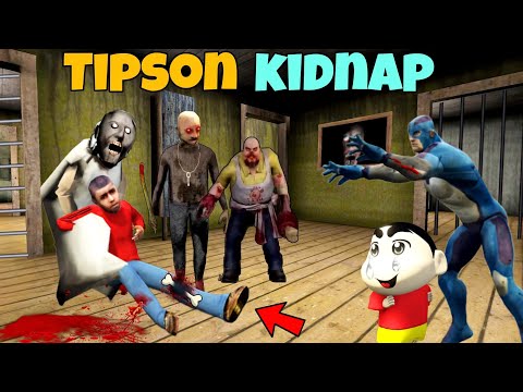 Granny Grandpa & Mr Meat Kidnapping Tipson In Rope Hero Vice Town | Horror Story | Rope Hero Gta 5