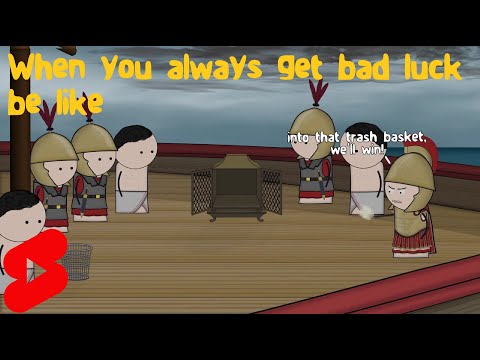 When you always get bad luck be like.  #oversimplified