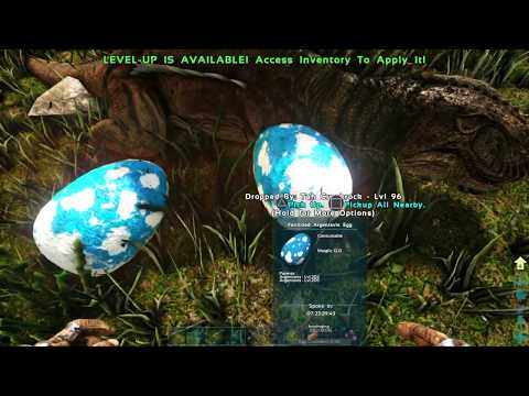 ARK: Survival Evolved Day 186 on Valguero Hatching Eggs with a Dimetrodon.