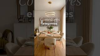 5 detalles que los COMEDORES elegantes SIEMPRE tienen  #diningroom #decor #diseño #homedecor