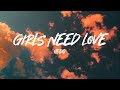 VEDO Girls Need Love Lyrics