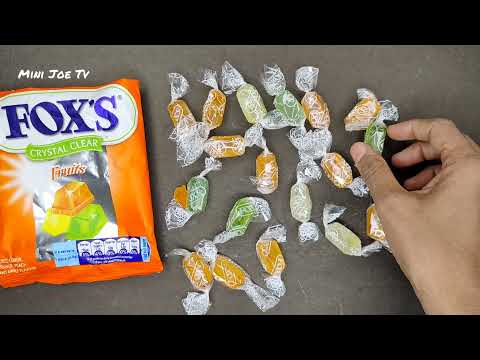 Fox's Fruit Crystal Candy 🍬#candy#chocolate#jelly#fruitcandy#asmr#kinderjoy#gummy#cookies#lollipop