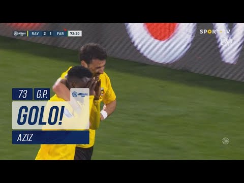 Goal | Golo Aziz: Rio Ave (2)-1 SC Farense (Taça da Liga 22/23 - Fase 1 - Jornada 3)