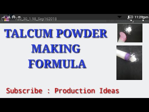 Talcum Powder Manufacturing in Hindi