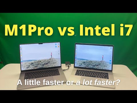 MacBook Pro M1Pro vs Intel i7