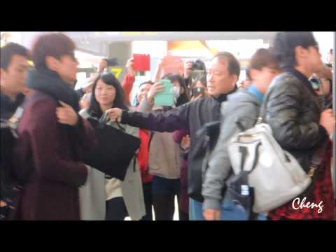 141214 東方神起 松山機場送機