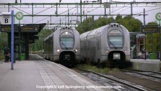 preview picture of video 'SJ X40 trains in Gävle, Sweden'