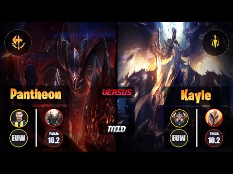 Bolulu PANTHEON (Mid) [Conqueror] VS KAYLE - Challenger EUW Patch 10.2